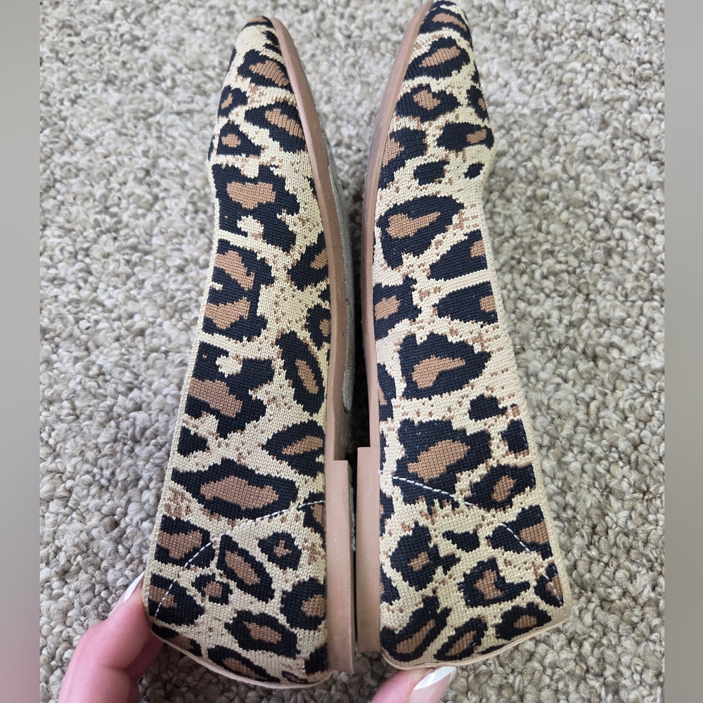 Sketchers Air Cooled Cleo Claw-Some Baklet Flats Cheetah Animal Print Sz 7 - Picture 7 of 11